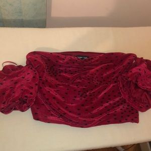 Off Shoulder Flirty Crop Top